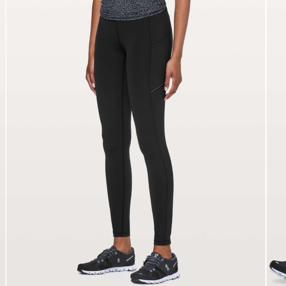 Lululemon Black Speed Up 38”Luxtreme Tights